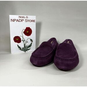 UGG Women's Ansley Metallic Spots Slipper Shoes - Pinot Noir 5M